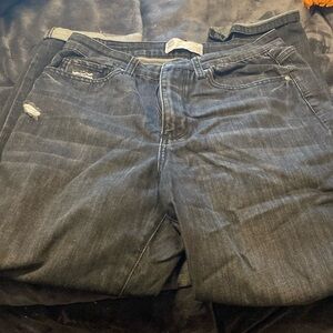 RSQ Vintage black Mom Distressed Jeans size 11/30